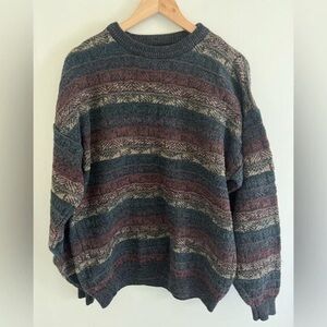 Men's Multicolor Striped Sweater